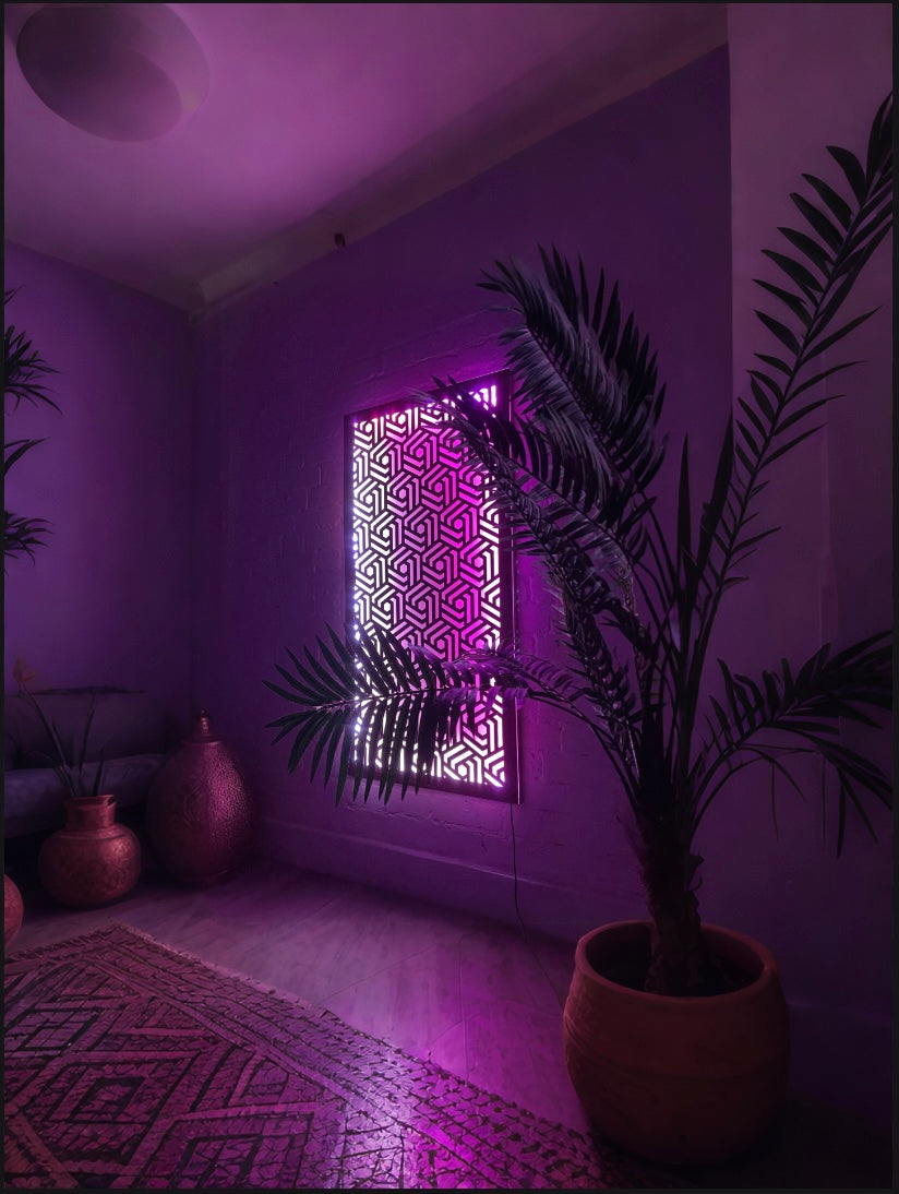 Sound Synchronised Decorative LED Panel | Abstract LED Wall Panel
