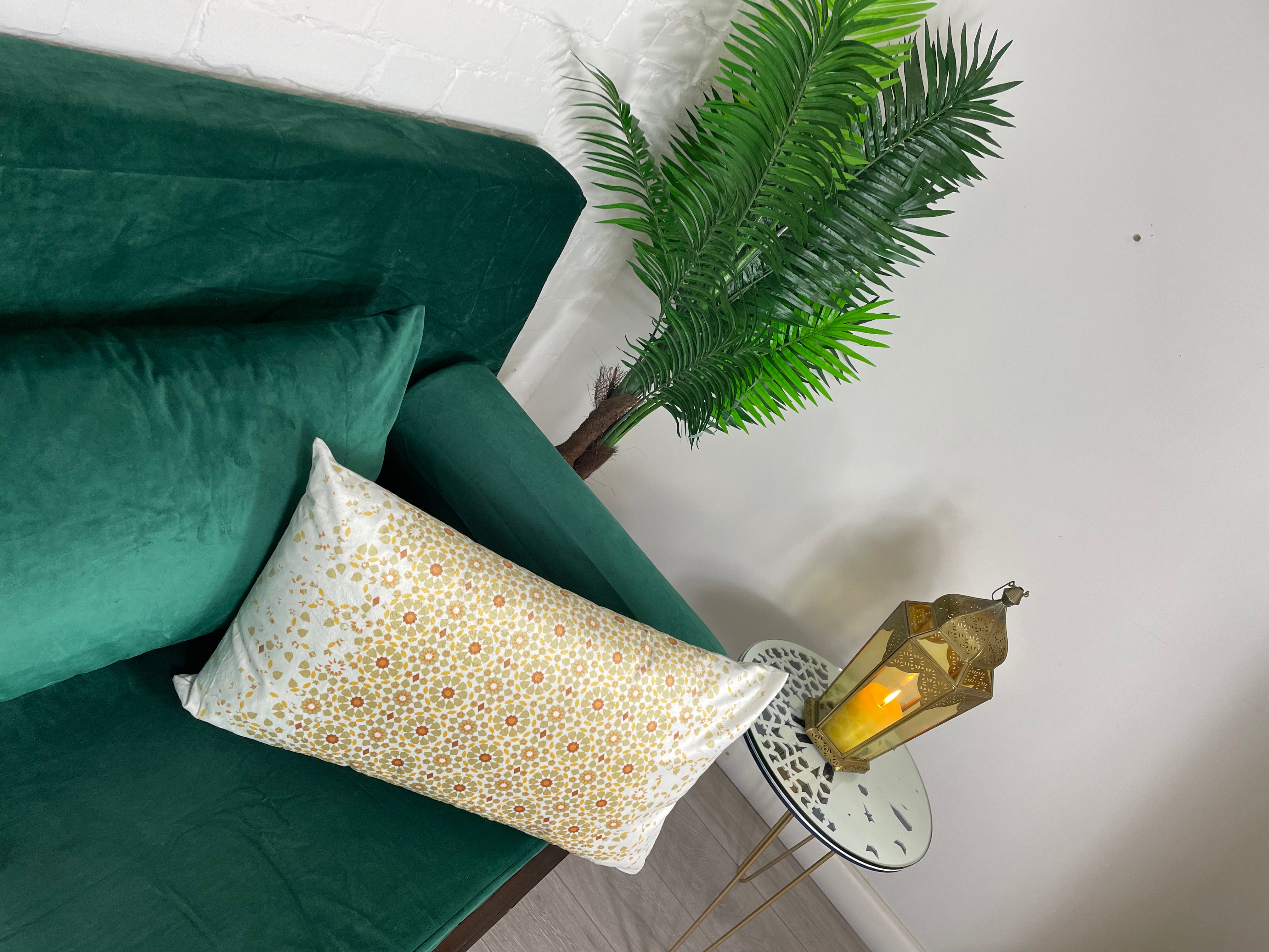 Mosaic Moroccan Cushions Cover Velvet| Boho Cushion Zellige Cover