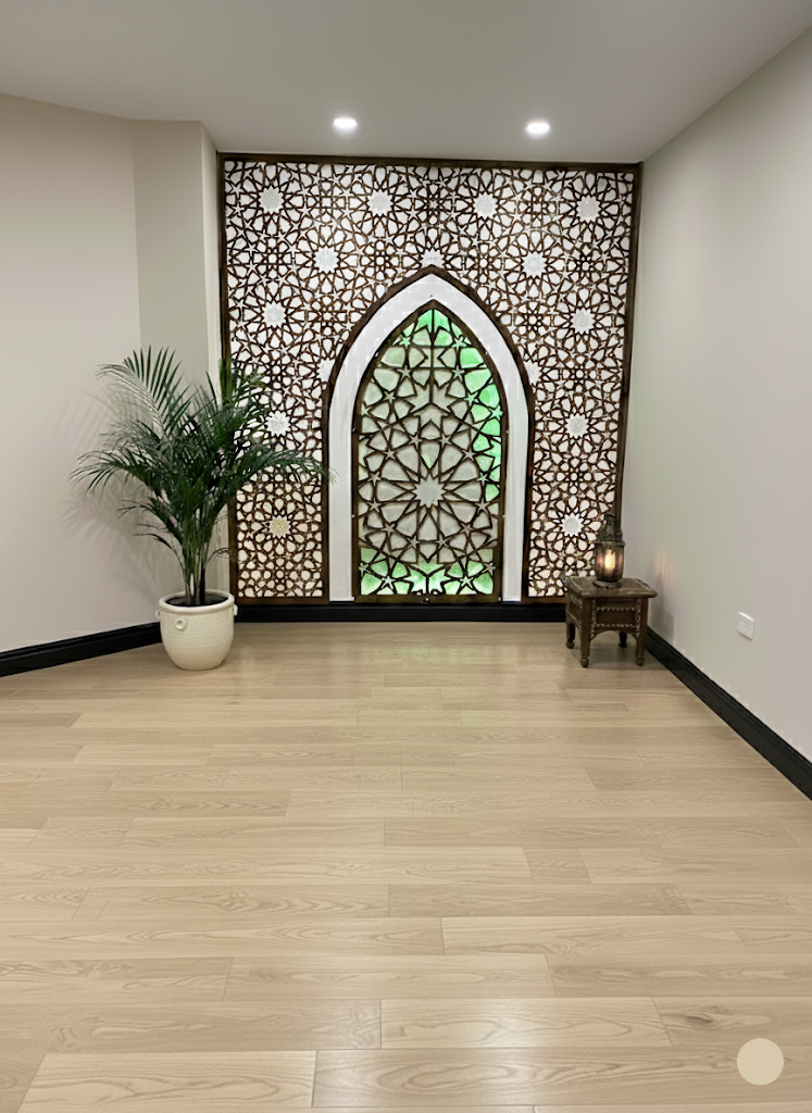 LED Arched Moroccan Backdrop