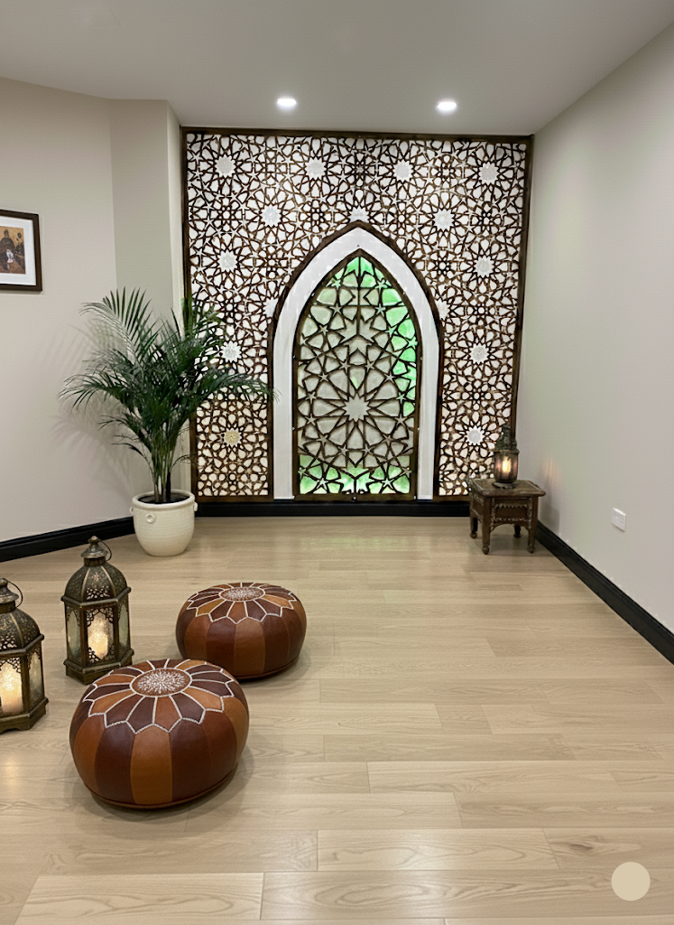 LED Arched Moroccan Backdrop