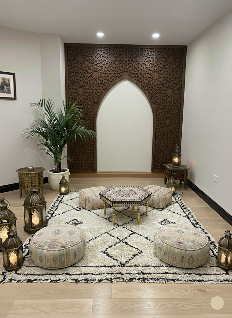 LED Arched Moroccan Backdrop