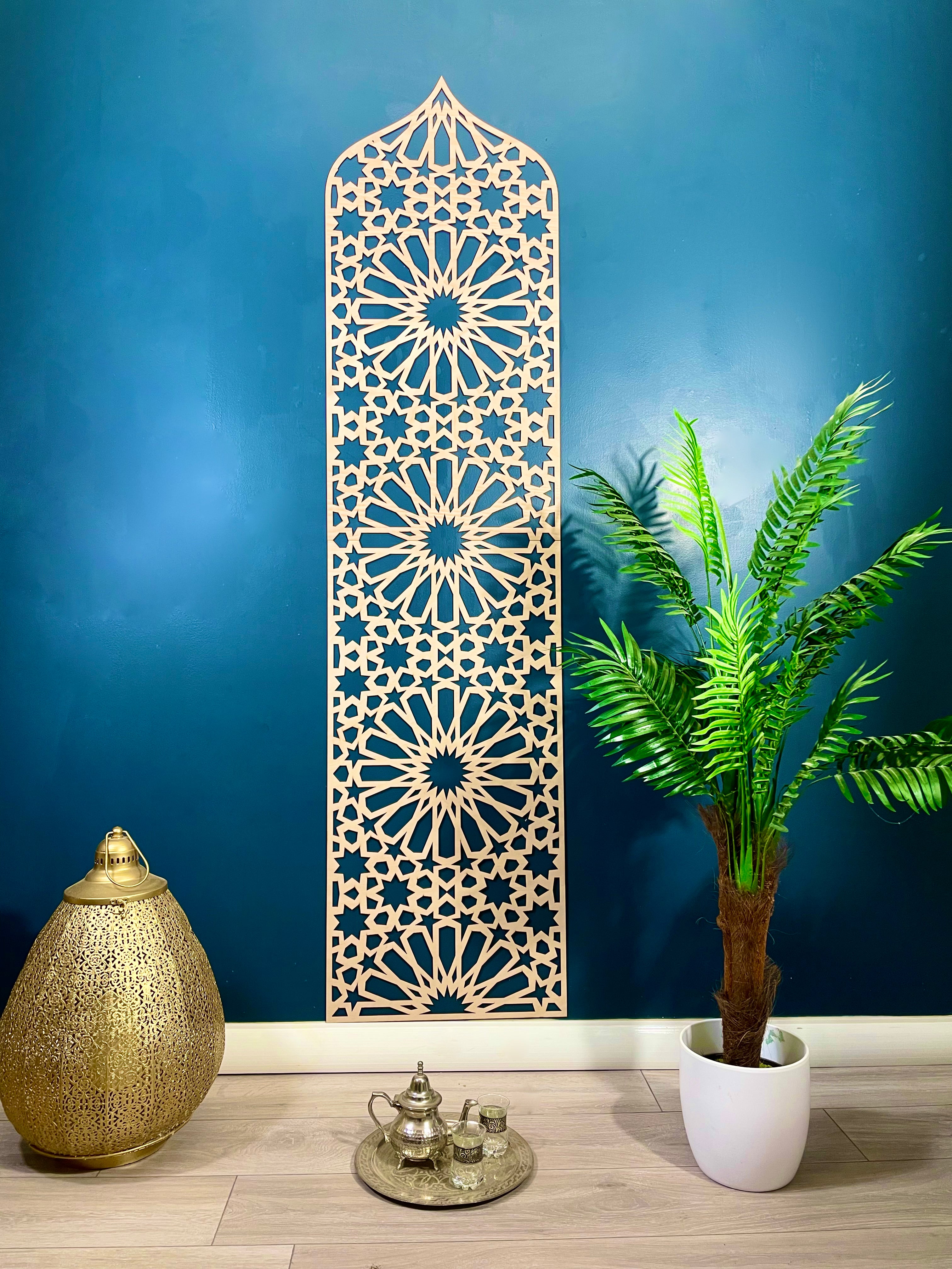  Decorative Wall Panel Geometrical Pattern| Moroccan Furniture In UK