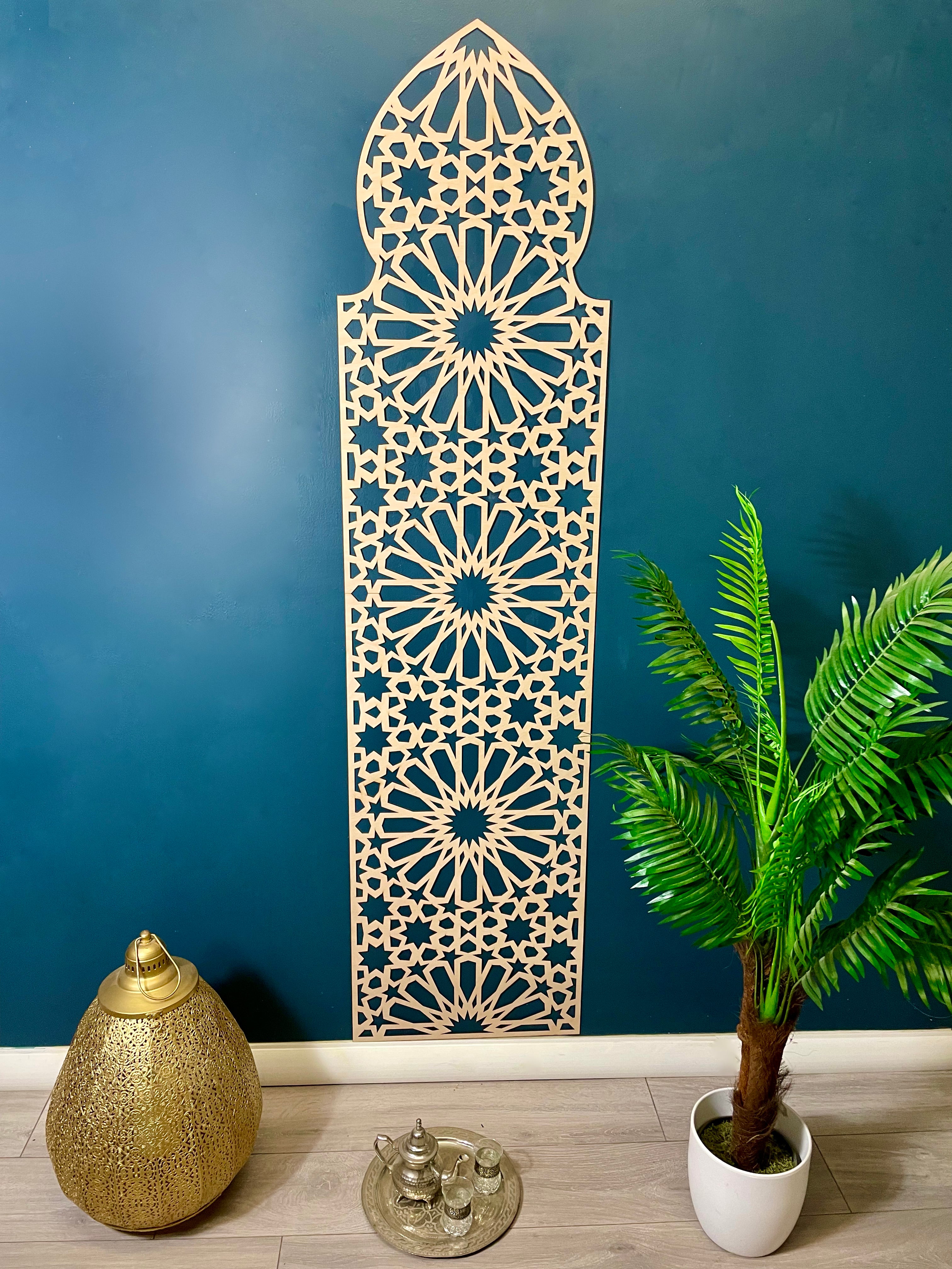 Decorative Wall Panel Geometrical Pattern | Moroccan Arch Panel - MoroDeco