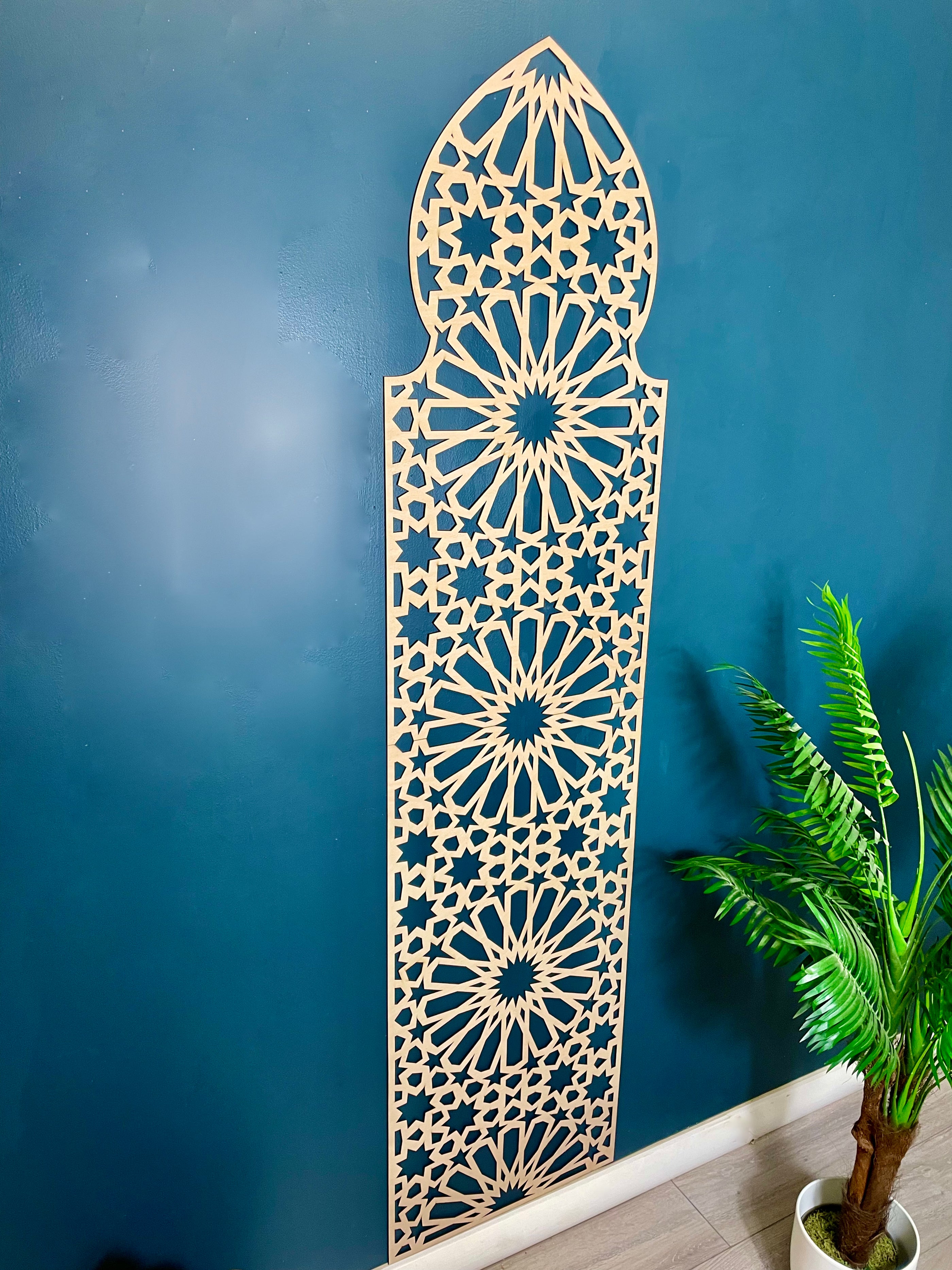 Decorative Wall Panel Geometrical Pattern | Moroccan Arch Panel - MoroDeco