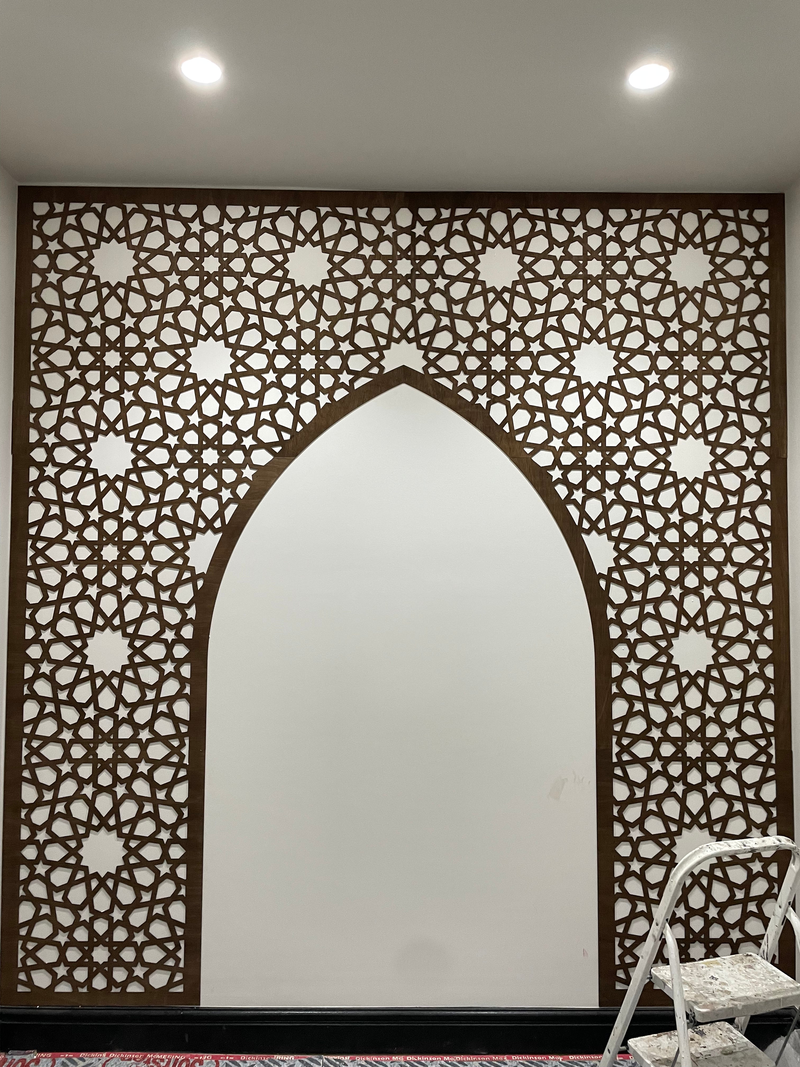 LED Arched Moroccan Backdrop