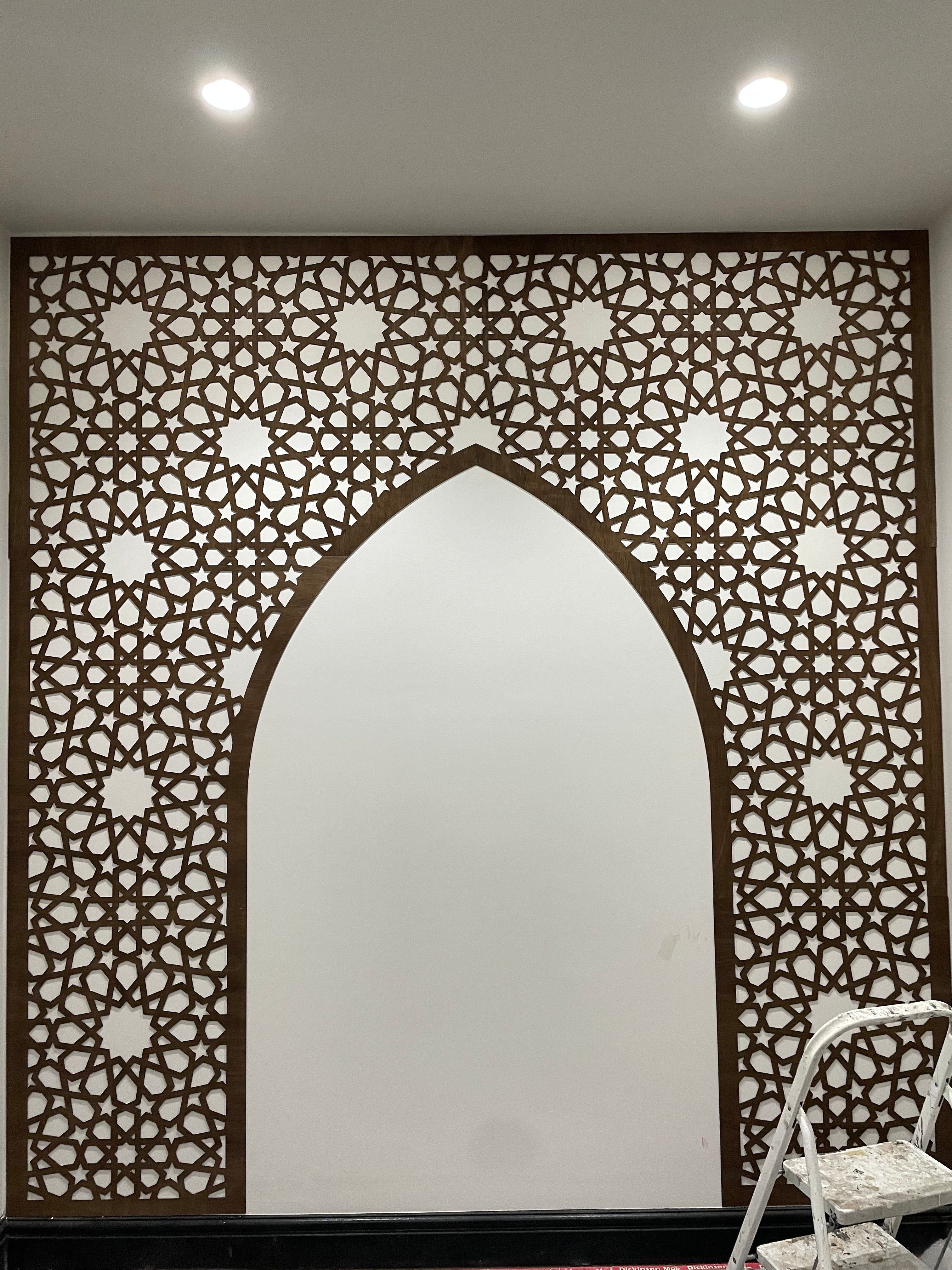 LED Arched Moroccan Backdrop