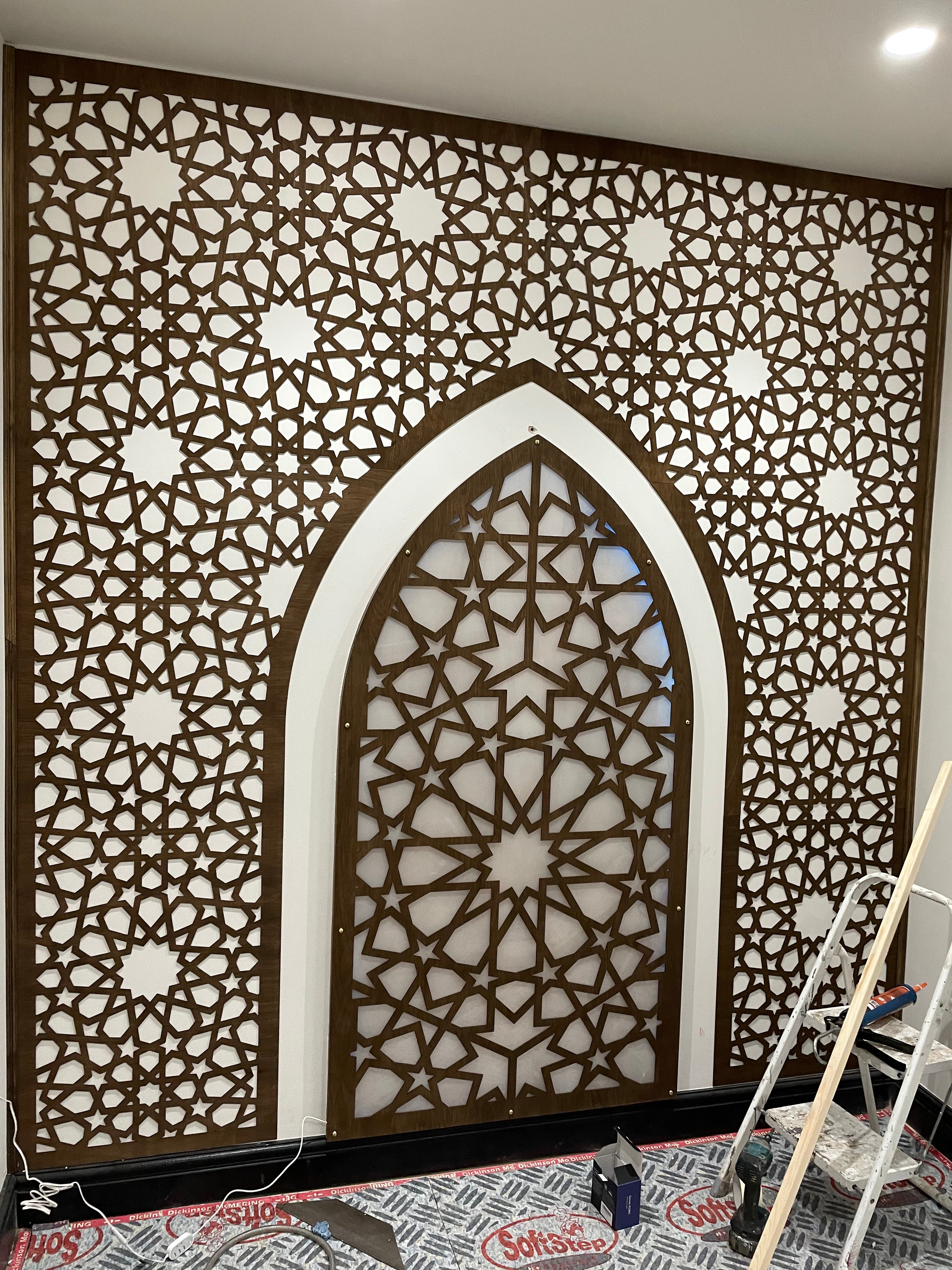 LED Arched Moroccan Backdrop