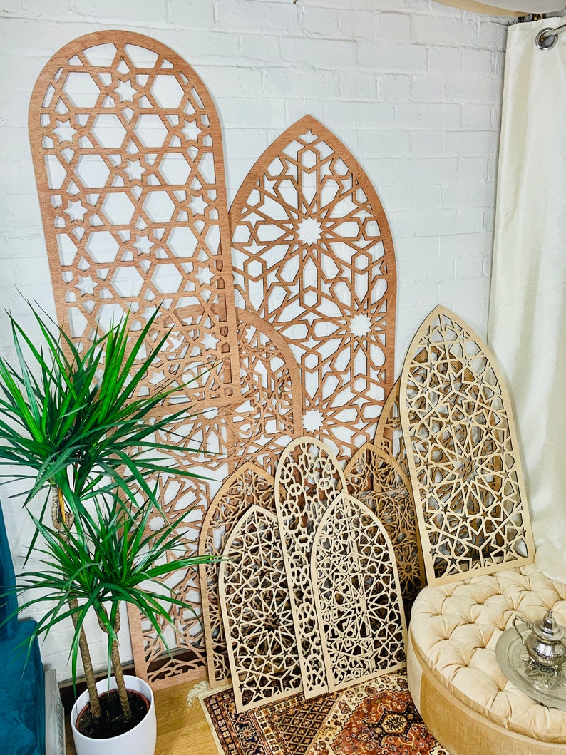 Moroccan Decorative wood panels in all sizes|Moroccan furniture Design In UK