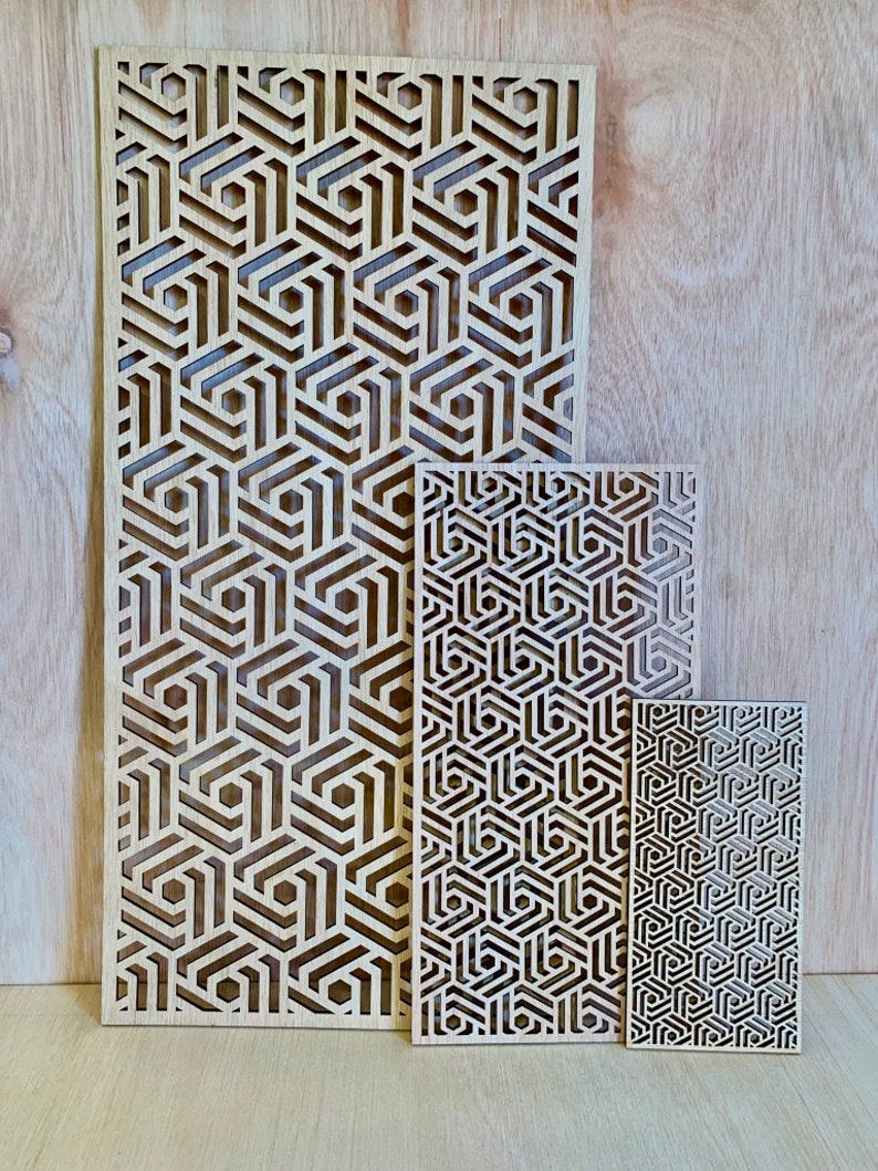 Abstract Retro Decorative wood panels | Moroccan style Furniture