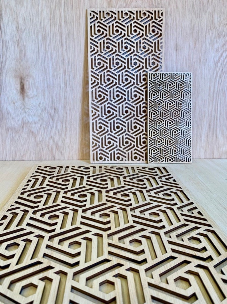 Abstract Retro Decorative wood panels | Moroccan style Furniture