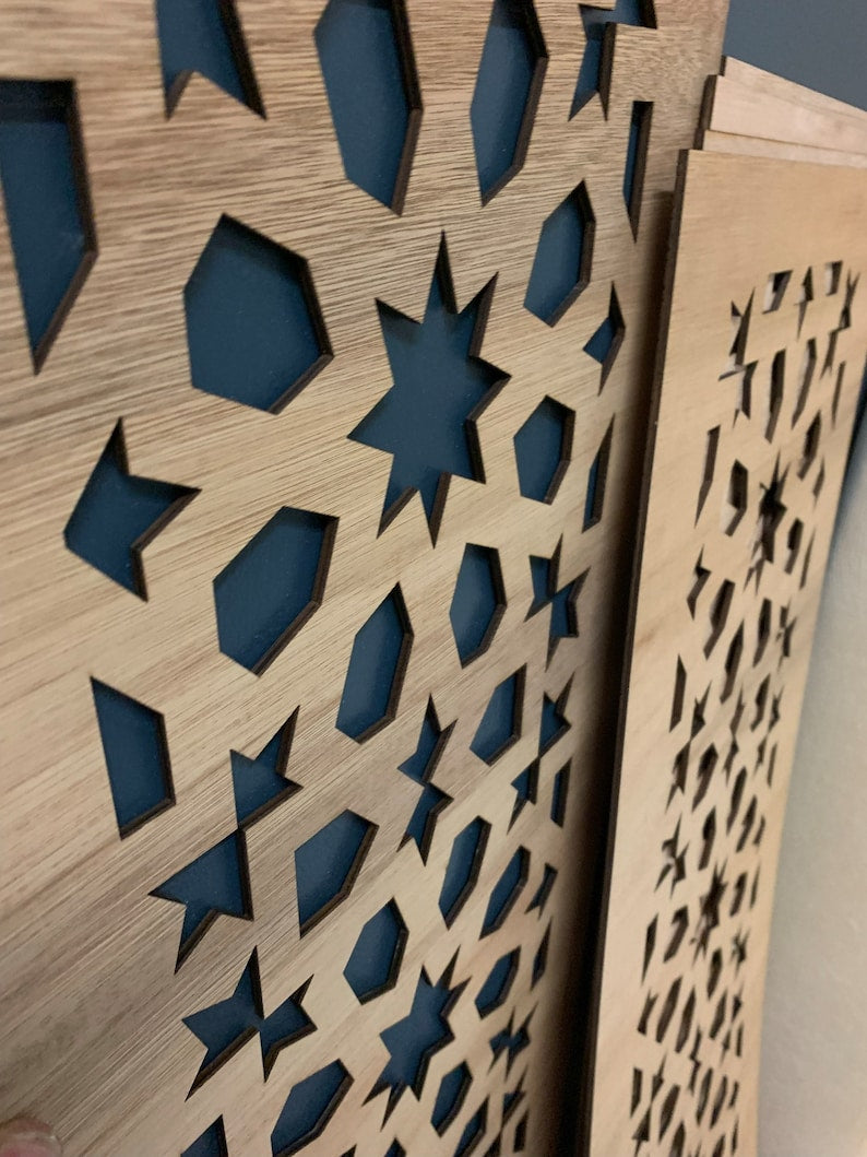 Headboard single Arch Wood Decorative Panels|Moroccan Furniture Shop