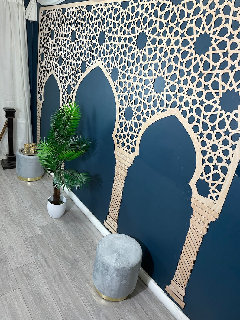  Triple Arched Panels Designed|Best Moroccan Triple Arched Furniture