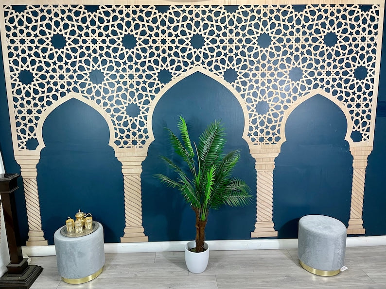  Triple Arched Panels Designed|Best Moroccan Triple Arched Furniture